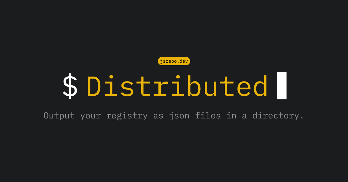 Distributed
