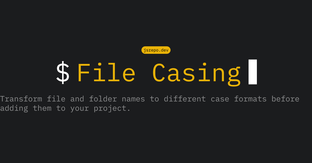 File Casing