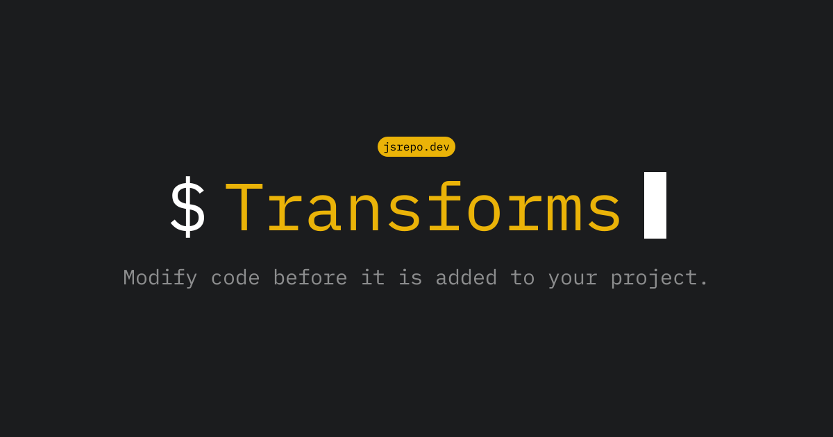 Transforms