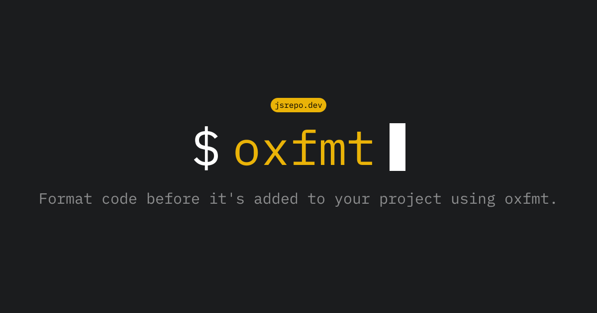 oxfmt